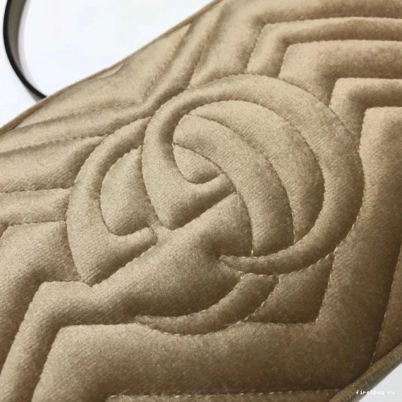 First bag ru matelassé bag Gucci shoulder Marmont GG small 0810